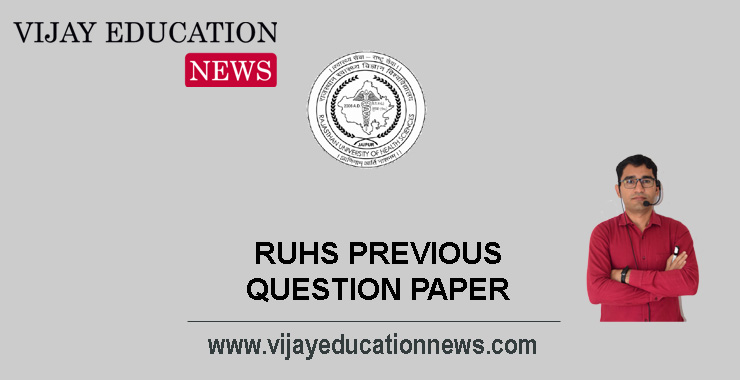 RUHS Paper 2021 Solved By Vijay Pooniya