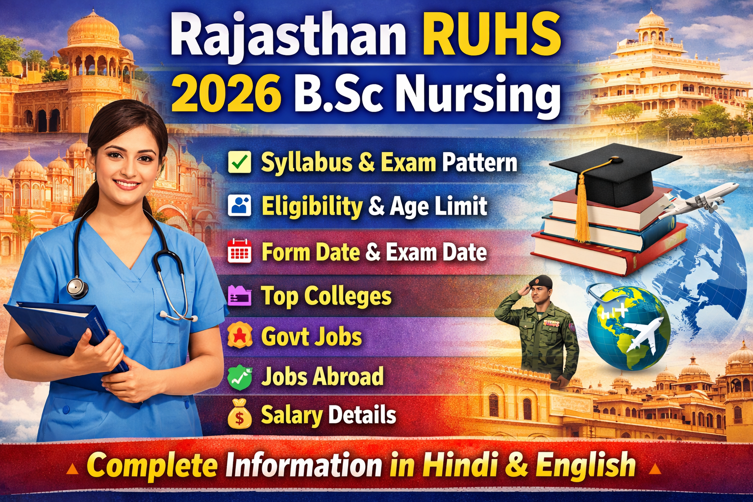 Rajasthan RUHS 2026 B.Sc Nursing Entrance — Complete Guide
